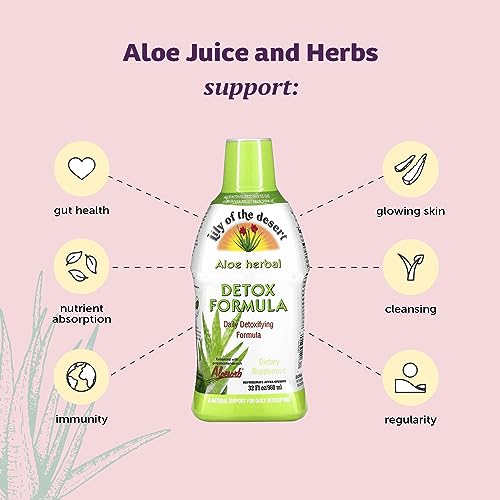 Aloe Vera Herbal Detox Formula - 32 Oz