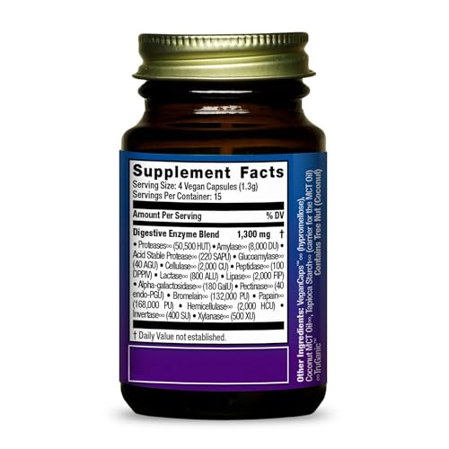 Digestion Enhancement Enzymes - 60 Capsules