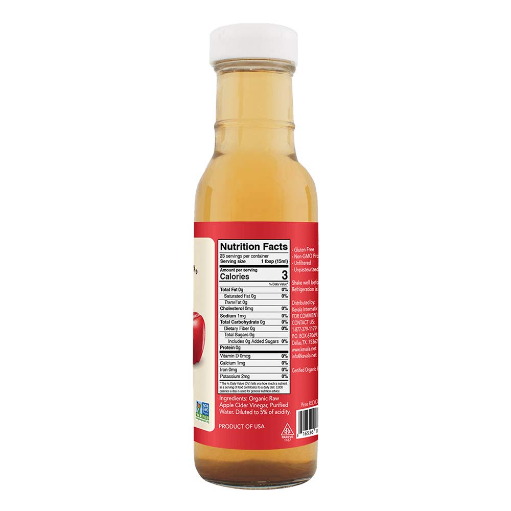 Raw Apple Cider Vinegar With Mother - 12 oz