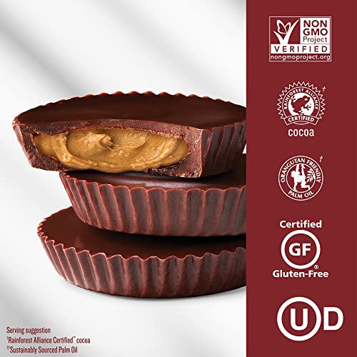 Dark Chocolate Peanut Butter Cups - 2 Count (Pack of 12)