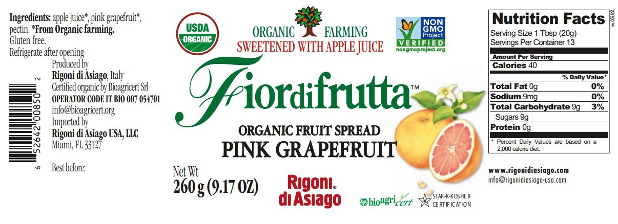 Fruit Spread, Pink Grapefruit, 9.17 oz (Pack of 6)