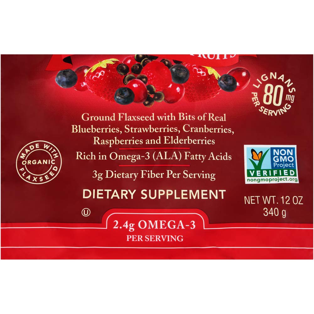 Ground Flaxseed with Mixed Berries - 12 oz