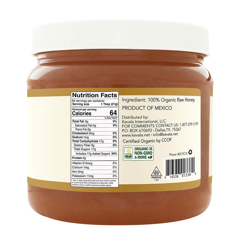 Raw Oaxaca Unflitered Honey - 3 lbs