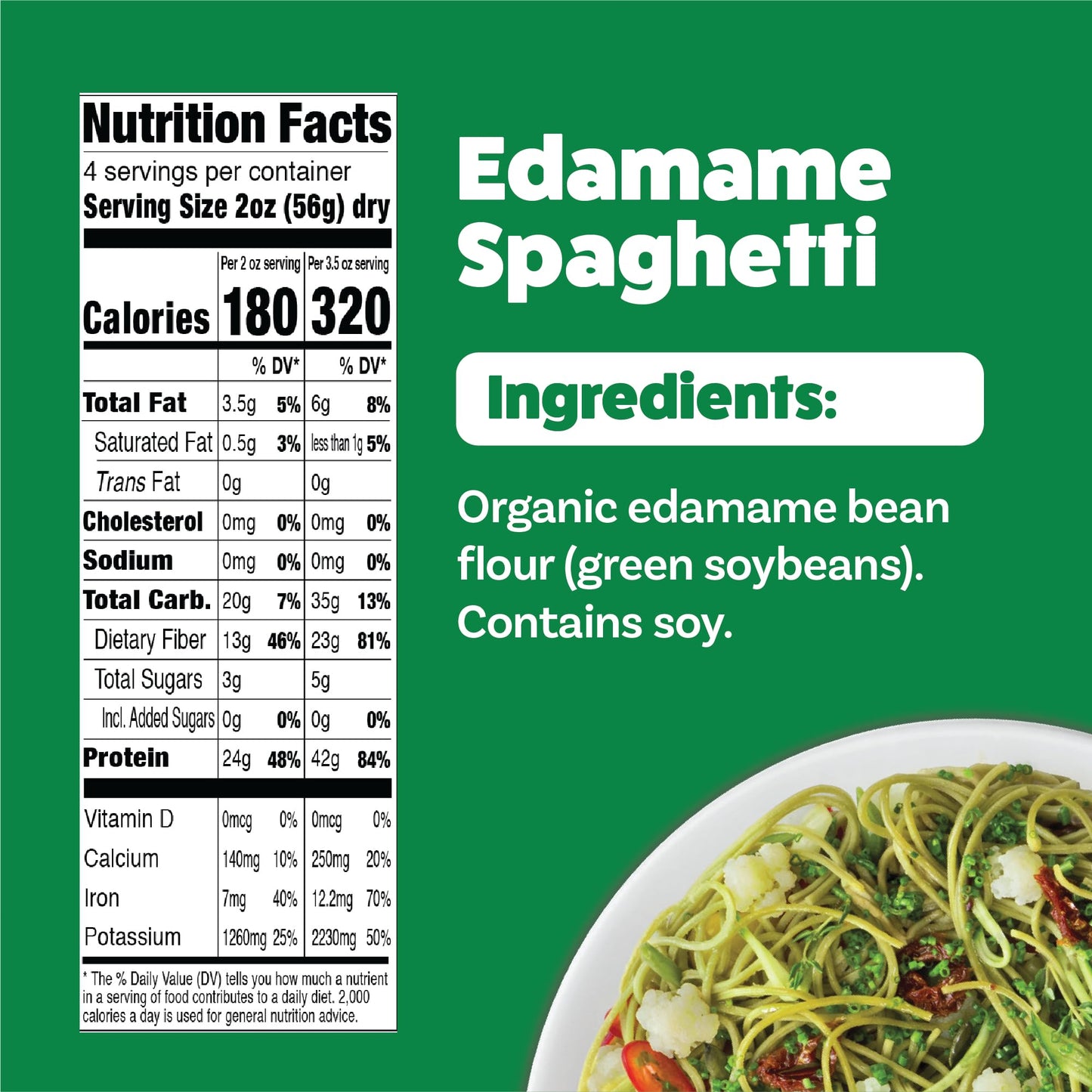 Edamame Spaghetti - 2.2 lbs