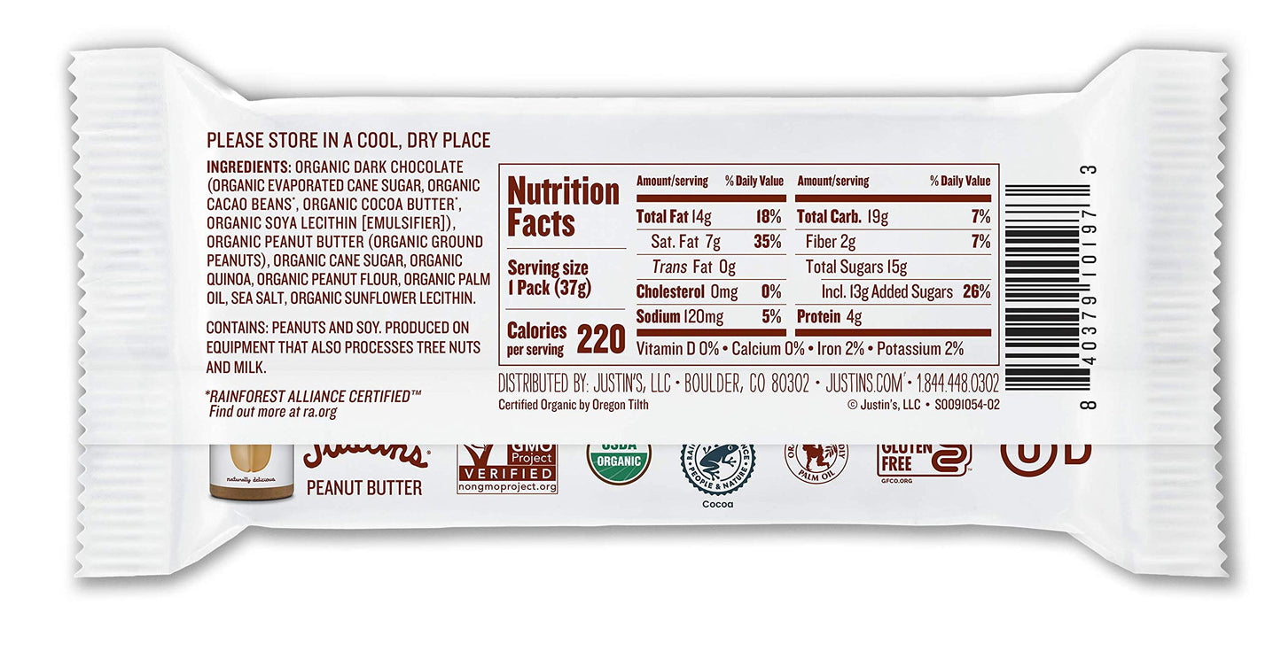 Crispy Dark Chocolate Peanut Butter Cups - 2 Count (Pack of 12)