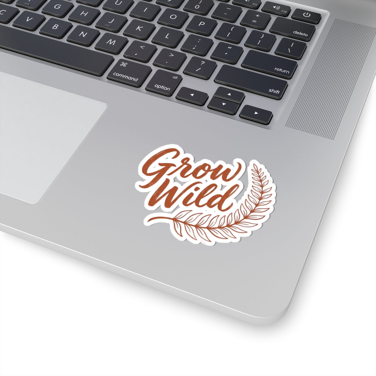 Grow Wild Floral Sticker — Boho Botanical Kiss-Cut Vinyl Decal