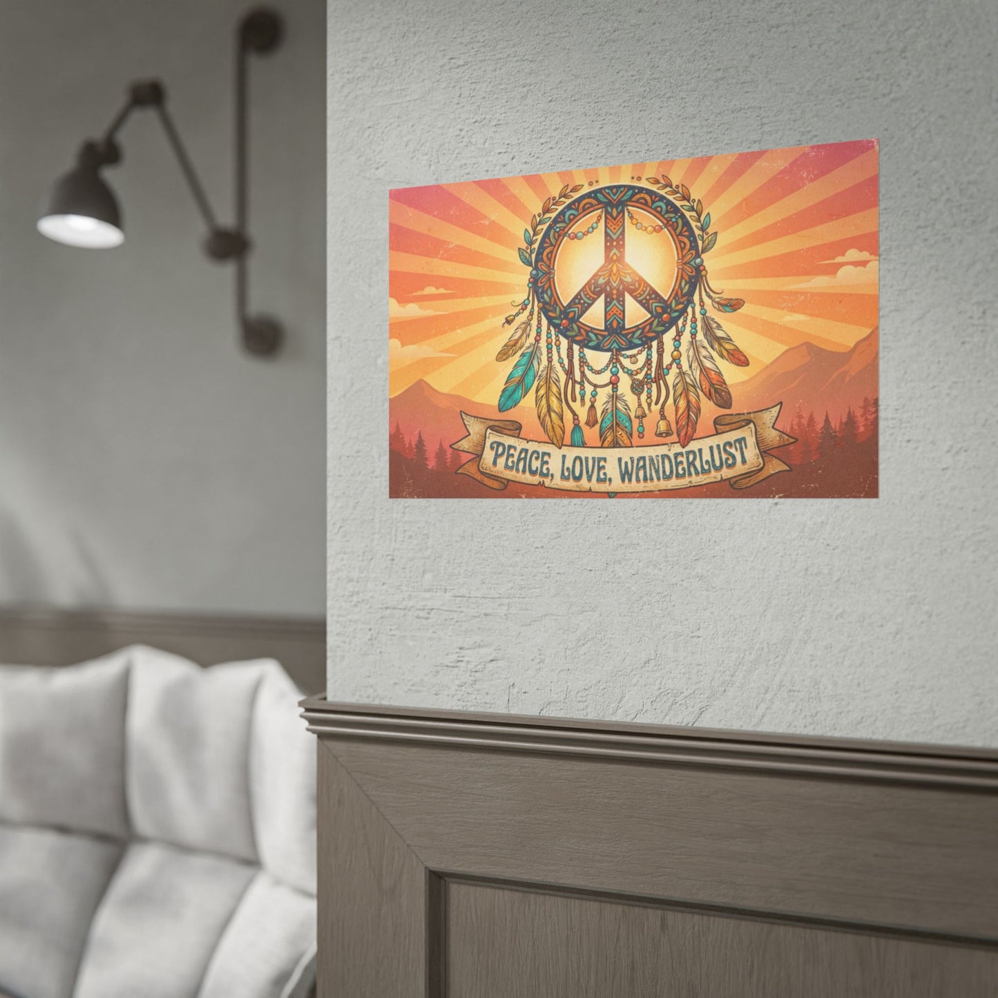 Peace, Love, Wanderlust Poster
