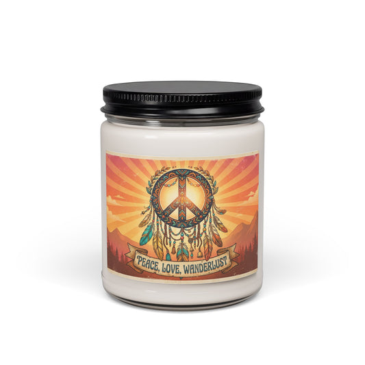 Peace, Love, Wanderlust - Hippie Scented Candle