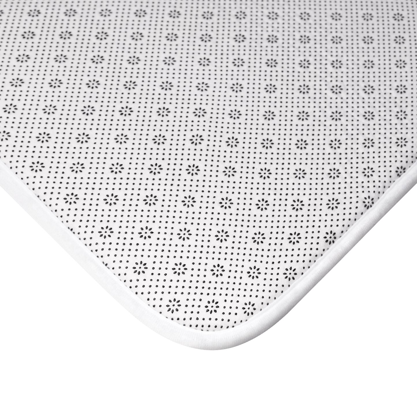 Salt Air & Wild Hair Bath Mat — Coastal Mermaid Bathroom Rug