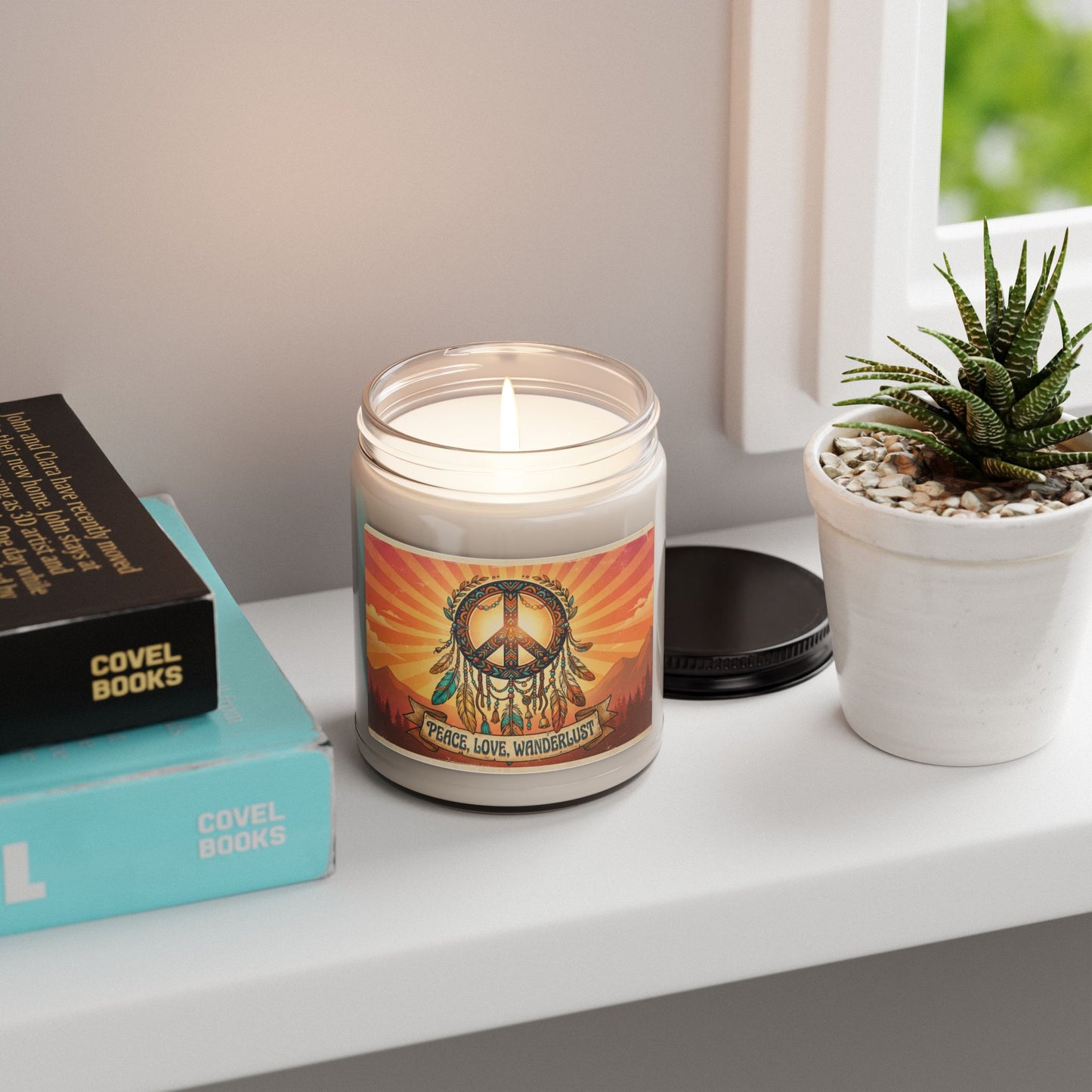 Peace, Love, Wanderlust - Hippie Scented Candle