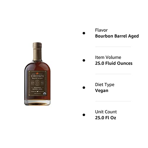 Bourbon Barrel Aged Maple Syrup - 25 oz