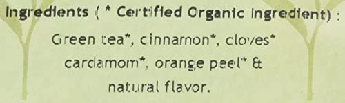 Green Chai with Orange Peel, Loose Leaf Tea - 16 oz Pouch