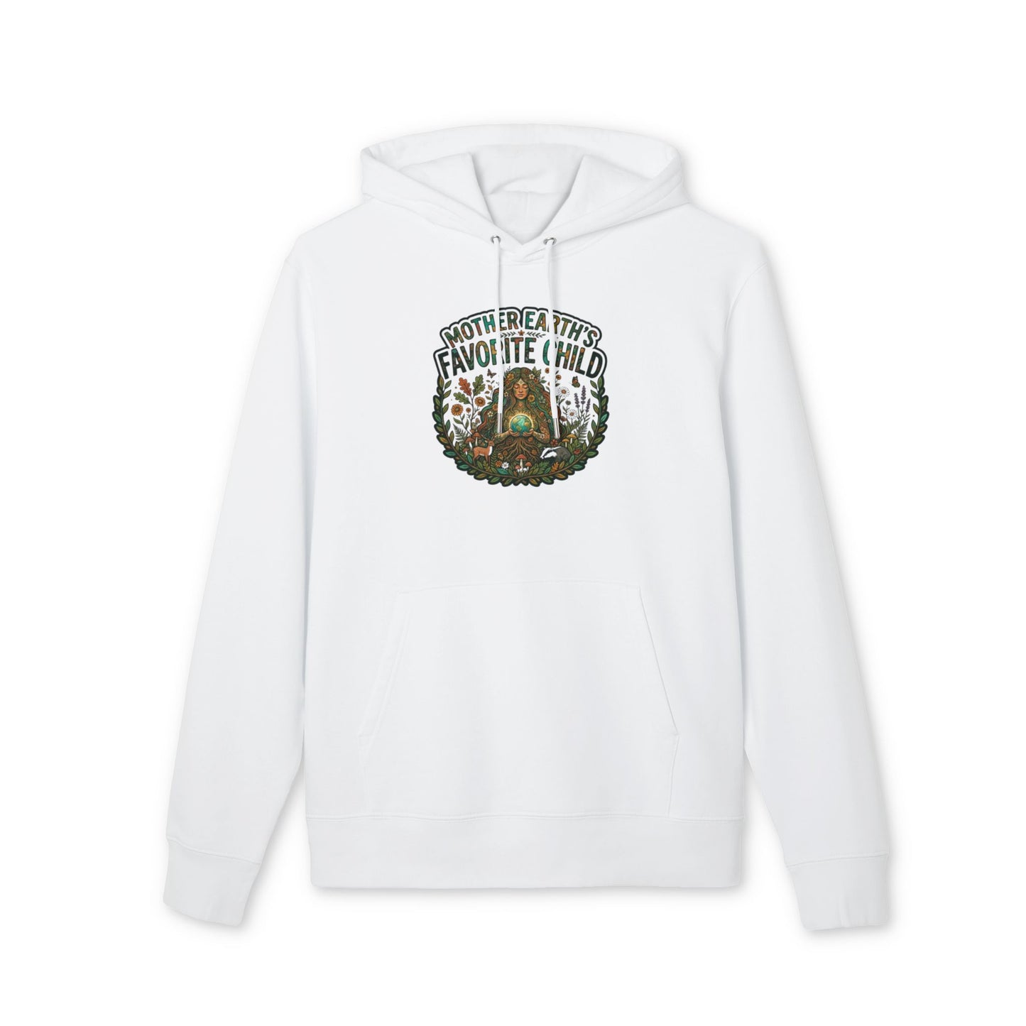 Hoodie — "Nature Breaks Favorite Child" Woodland Graveyard Graphic