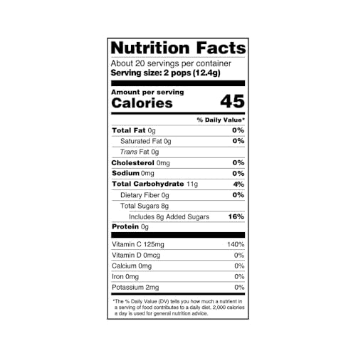 Vitamin C Lollipops - 40 Count