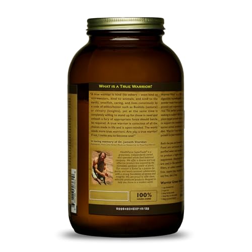 Warrior Food Protein Powder, Carob Flavor - 500 g