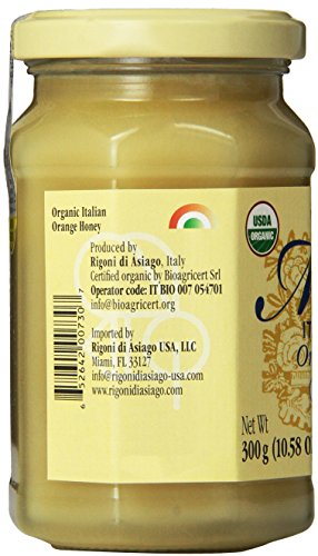 Italian Raw and Creamy Orange Blossom Honey - 10.58 oz