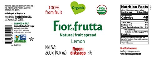 Fruit Spread, Lemon - 8.82 oz (Pack of 6)