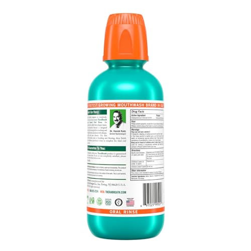 Plaque Control Pre-Brush Mouthwash, Cool Mint - 16 oz