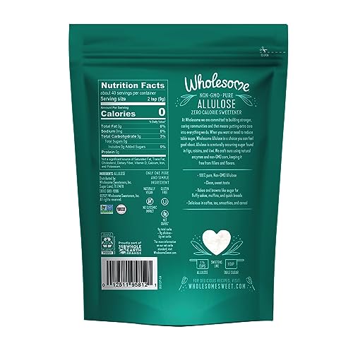 Allulose Zero Calorie Sweetener - 12 oz Pouch