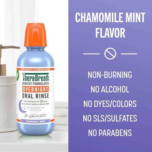 Overnight Mouthwash, Chamomile Mint - 16 oz (Pack of 2)