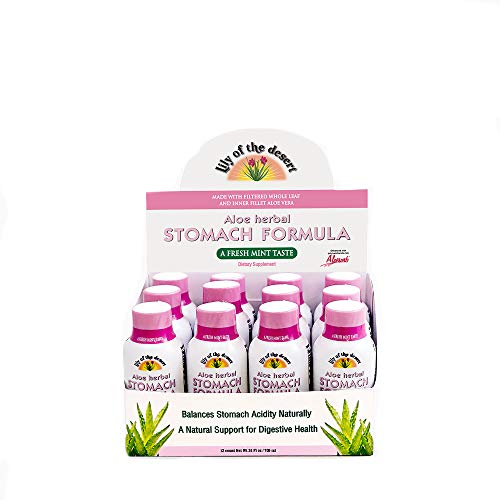 Aloe Vera Juice Stomach Formula - 2 oz (Pack of 12)