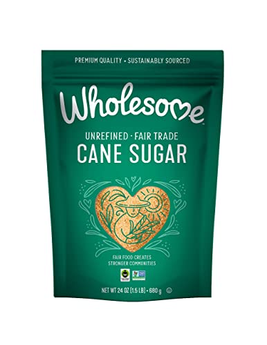 Unrefined Cane Sugar - 24 oz (Pack of 6)