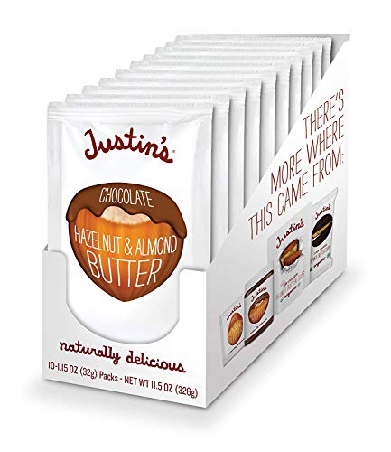 Chocolate Hazelnut and Almond Butter Squeeze Pack - 1.15 oz (Pack of 10)