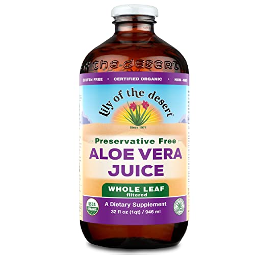 Aloe Vera Juice, Whole Leaf, Preservative Free - 32 oz