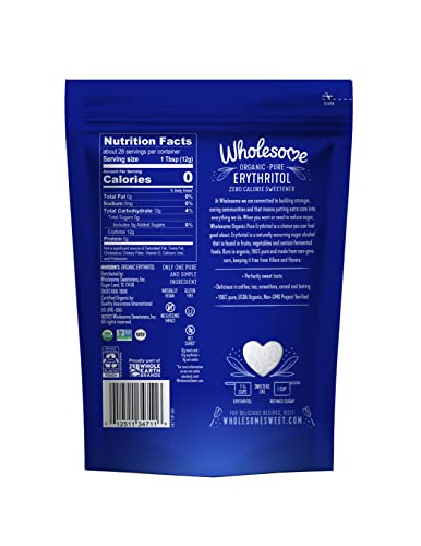 Erythritol Zero Calorie Sweetener - 12 oz Pouch
