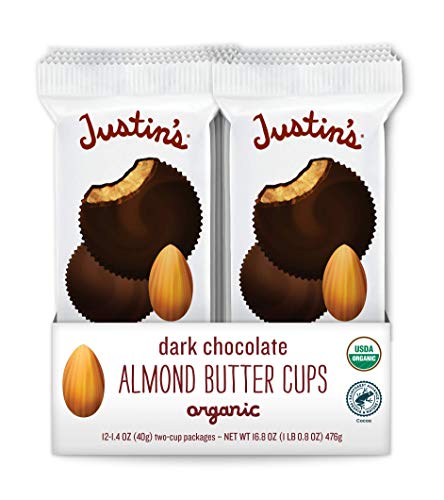 Dark Chocolate Almond Butter Cups - 2 Count (Pack of 12)