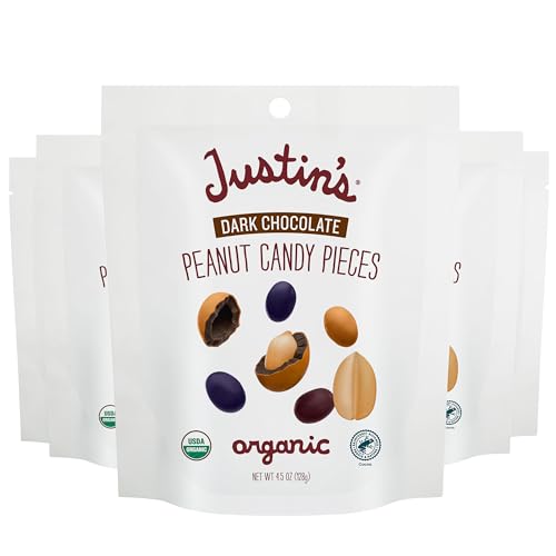 Dark Chocolate Peanut Candy Pieces - 4.5 oz (Pack of 6)