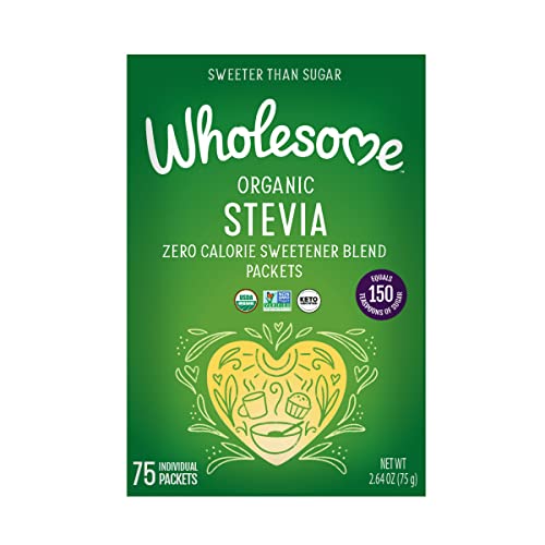 Stevia Zero Calorie Sweetener - 2.64 oz (75 Packets)