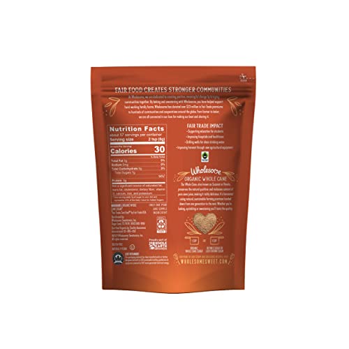 Sucanat Panela Whole Cane Sugar - 1 lb Pouch (Pack of 12)