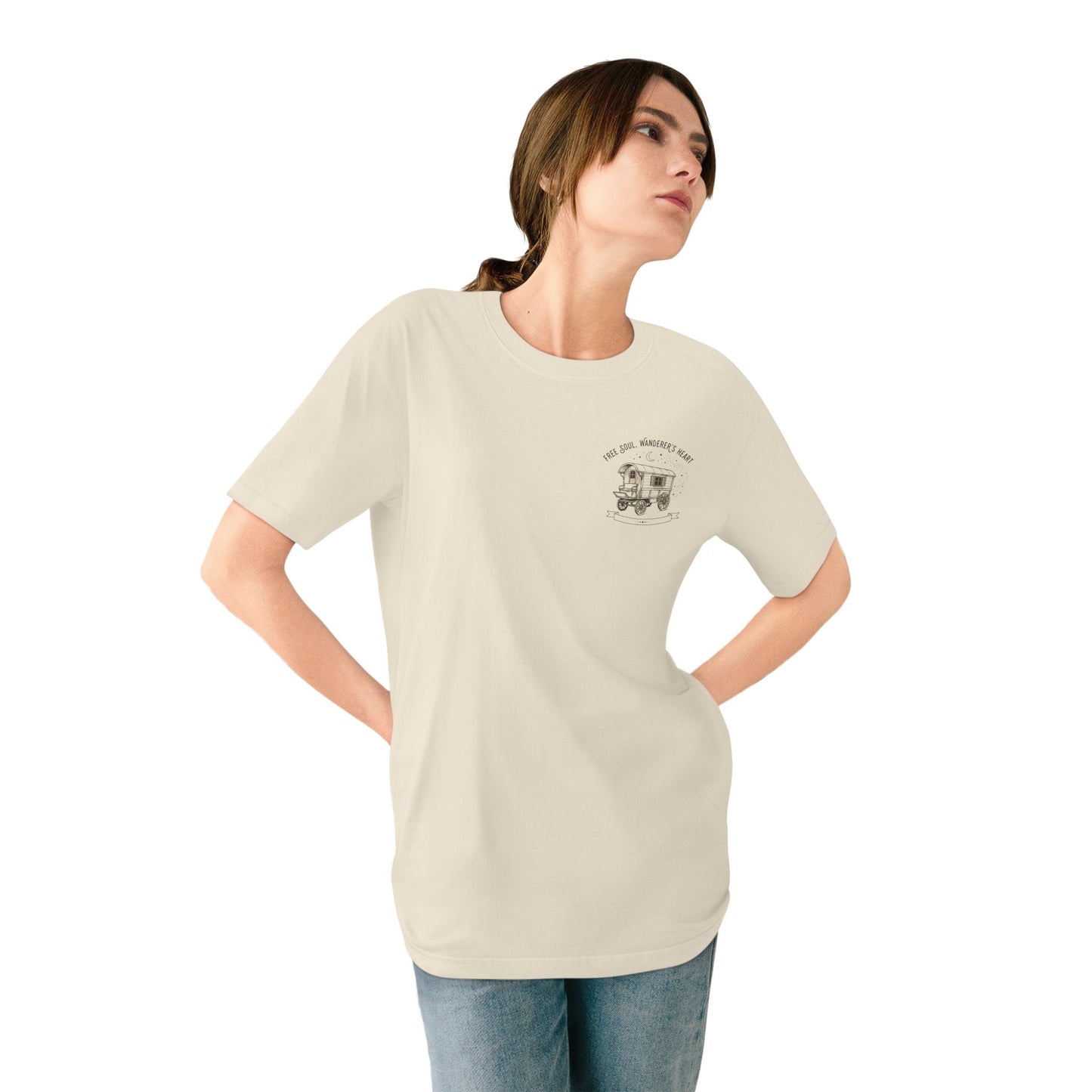Vintage Food Cart Illustration T-Shirt — "We Make Good Gyros" Chest Graphic