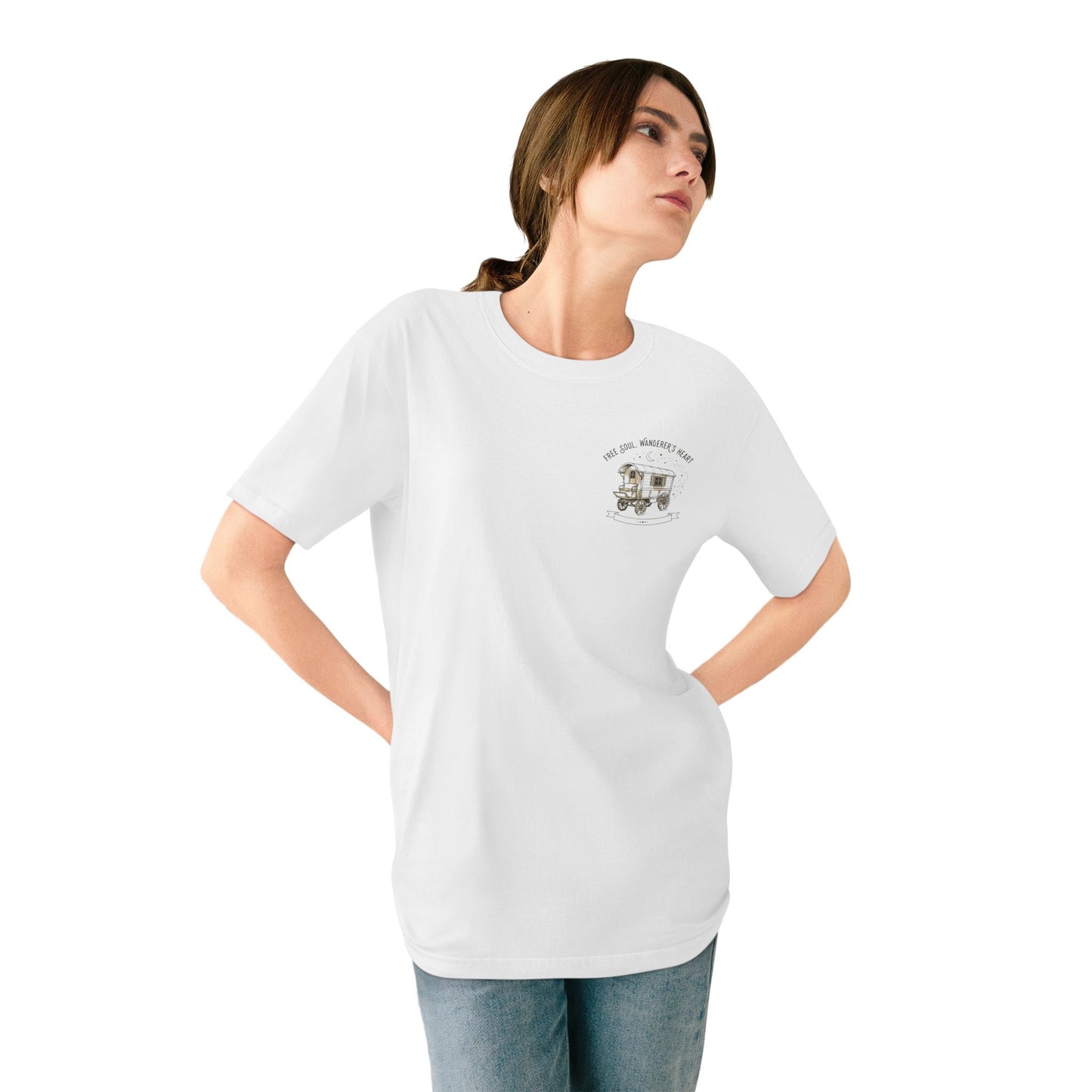Vintage Food Cart Illustration T-Shirt — "We Make Good Gyros" Chest Graphic