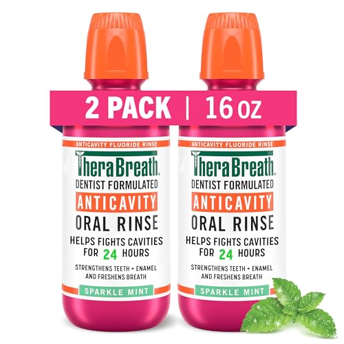 Anticavity Mouthwash, Sparkle Mint - 16 oz (Pack of 2)