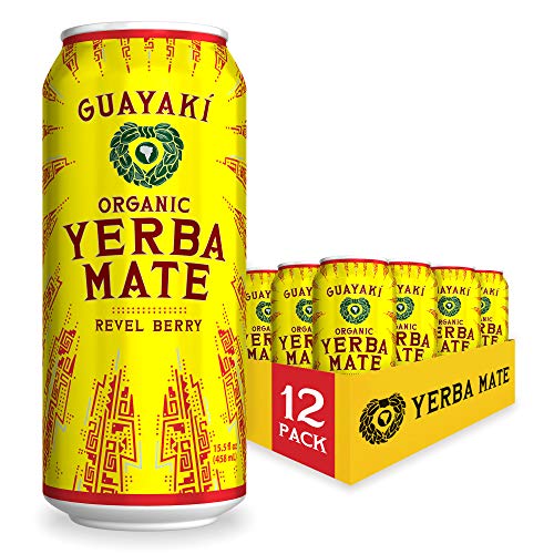 Yerba Mate, Revel Berry - 15.5 oz Cans (Pack of 12)
