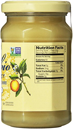 Italian Raw and Creamy Orange Blossom Honey - 10.58 oz