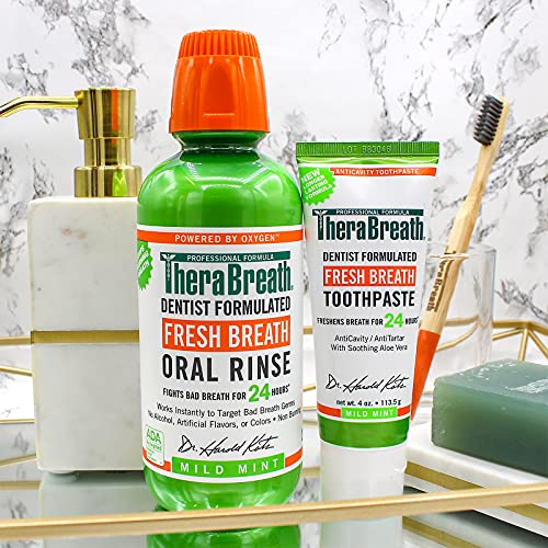 Fresh Breath Toothpaste, Mild Mint, 4 oz (Pack of 2)