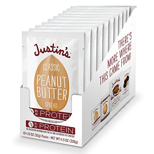 Peanut Butter Spread Squeeze Packs - 1.15 oz (Pack of 10)