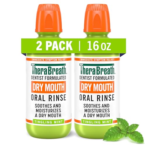 Dry Mouth Oral Rinse, Tingling Mint - 16 oz (Pack of 2)