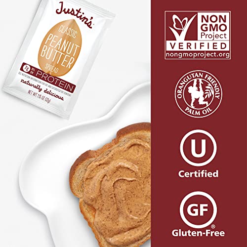 Peanut Butter Spread Squeeze Packs - 1.15 oz (Pack of 10)