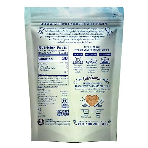 Regenerative Turbinado Sugar - 24 oz Pouch