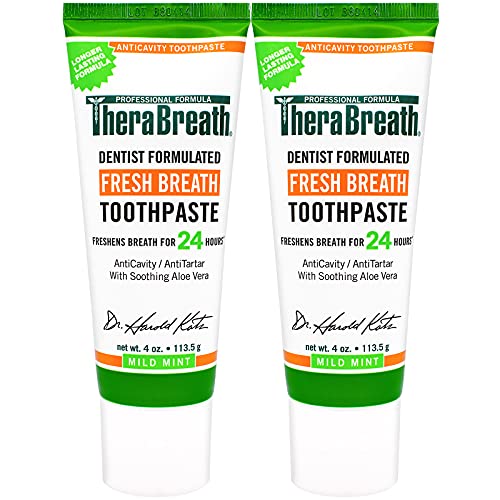 Fresh Breath Toothpaste, Mild Mint, 4 oz (Pack of 2)