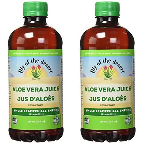 Aloe Vera Juice: Whole Leaf - 32 oz (Pack of 2)