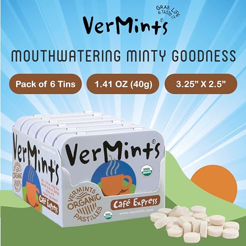 Breath Mints, Café Express Flavor - 1.14 oz (Pack of 6)