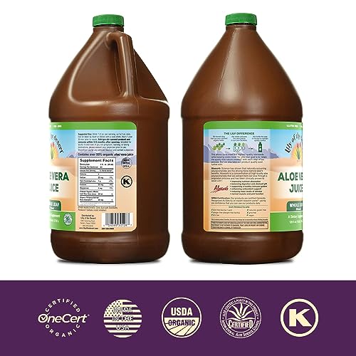 Aloe Vera Juice: Whole Leaf, 128 oz
