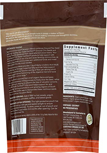 Chia and Flax Seed Blend with Coconut and Cocoa - 12 oz