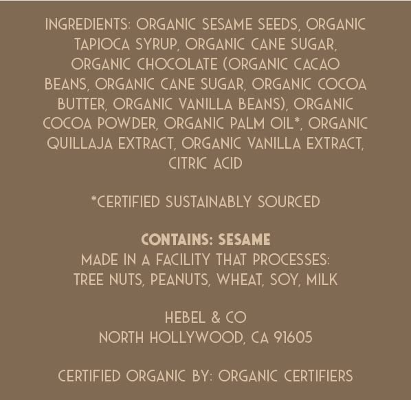 Double Chocolate Halva - 8 oz