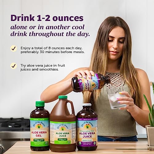 Aloe Vera Juice, Whole Leaf, Preservative Free - 32 oz